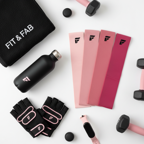 Gym Starter Kit flat lay