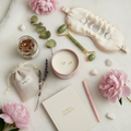 Stress Relief Wellness Kit flat lay